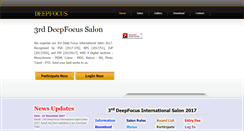 Desktop Screenshot of deepfocussalon.org